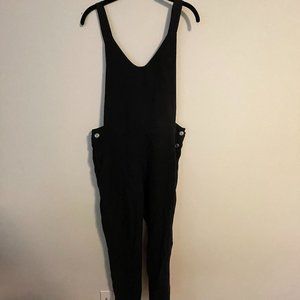 Black cloth overalls